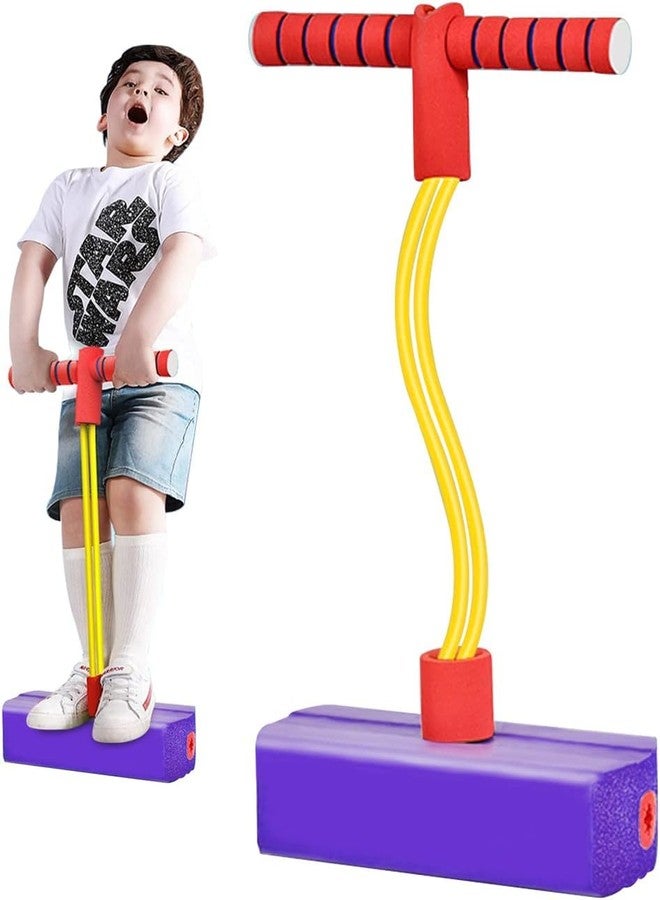 ZUGAD Foam Pogo Jumper for Kids, Pogo Stick Jumping Promotes Growing Taller Fun and Safe Outdoor Toys for 5 6 7 8 9 10 11 12 Years Old Boys Girls Christmas Birthday Halloween Easter Gifts - Image 1